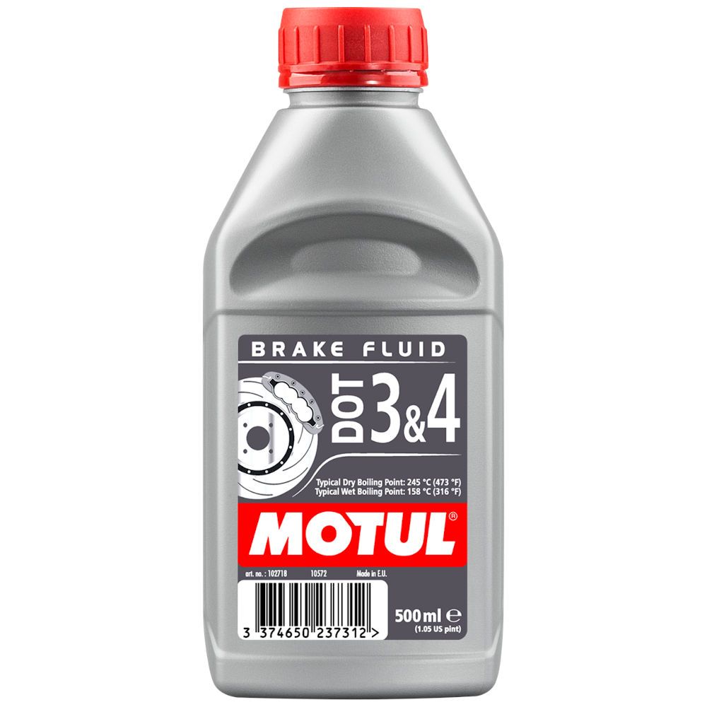 MOTUL 105835 тормозная жидкость DOT 3&4 Brake Fluid FL 1л