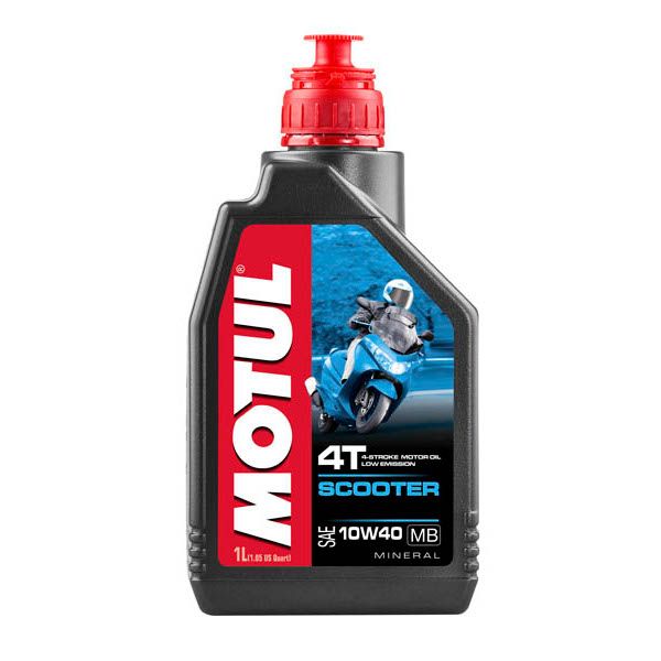 MOTUL 105937 моторное масло Scooter 4T MB 10W40 1л