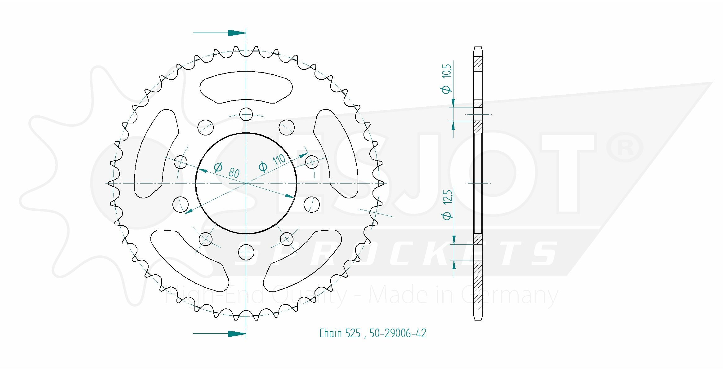 Звезда приводная 50-29006-42 / JTR1332.42, JTR1332