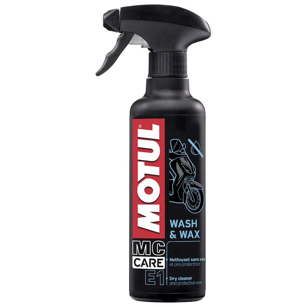 MOTUL 102996 смазка-очиститель E1 Wash and Wax 400мл